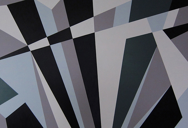 Astarboard Dazzle Camouflage Canvas by Kristian Goddard featured in the book Dazzle Disguise and Disruption in War and Art