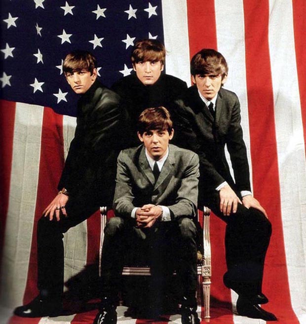 The Beatles Stars and Stripes American Flag