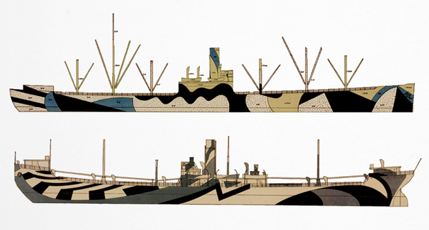 Dazzle Ship Designs Revised by Kristian Goddard
