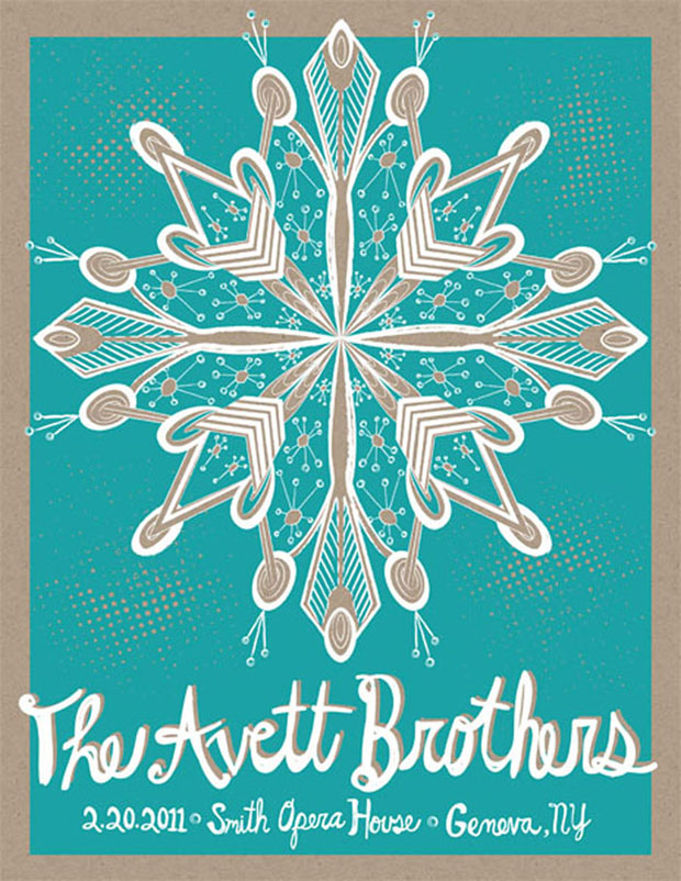 Kat Lamp Avett Brothers Poster