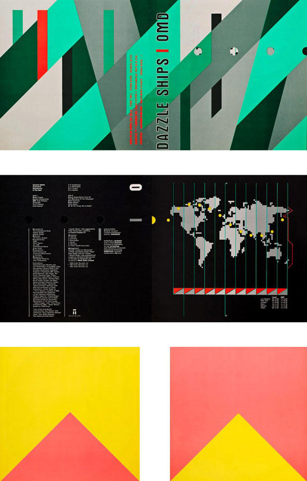 OMD Dazzle Ships Album Art by Peter Saville and Malcolm Garrett