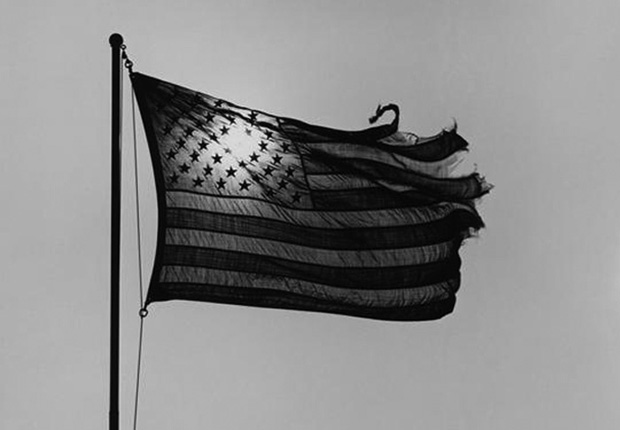 Robert Mapplethorpe Black and White American Flag