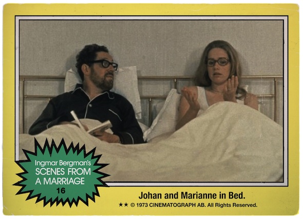 Scenes from a Marriage Vintage Bubble Gum Trading Card Spoof by Kristian Goddard