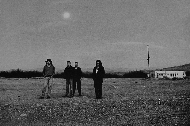 U2 Death Valley Photograph Used on the Back Cover of With or Without You by Anton Corbijn 1987