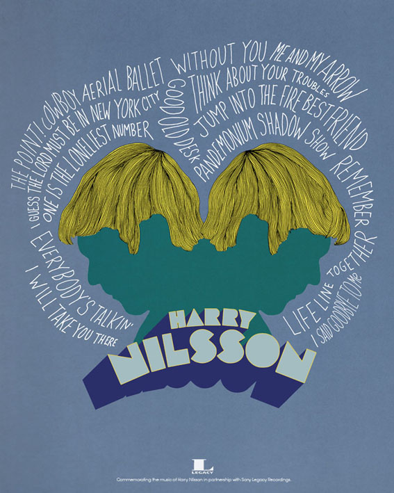 Harry Nilsson Poster by Kristian Goddard