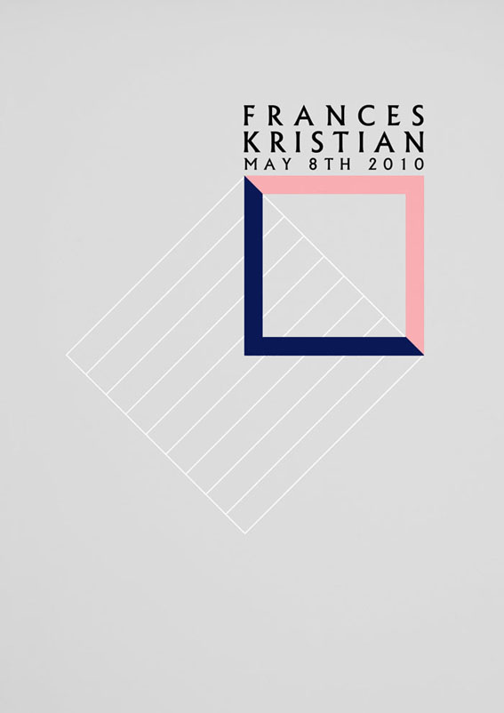 Frances and Kristian Goddard Geometric Wedding Invite Invitation