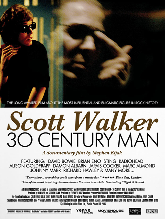 Scott Walker 30 Century Man European Poster Design by Kristian Goddard