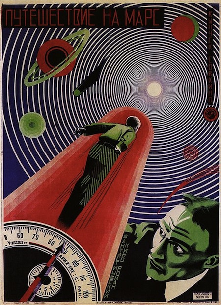A Jounrney to Mars Russian Avant Garde 1920s Poster Design