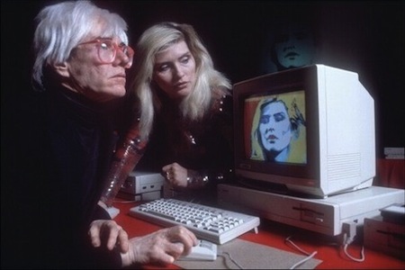 Andy Warhol and Deborah Harry