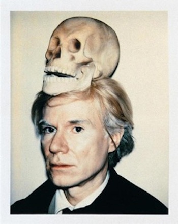 Andy Warhol Self Portrait with Skull