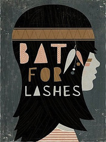 Bat For Lashes Illustration