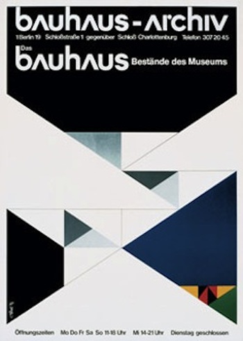 Bauhaus Archiv Poster