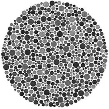 Black and White Colourblind Test