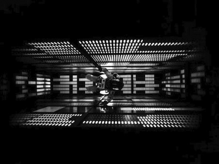 Black and White Space Odyssey Still