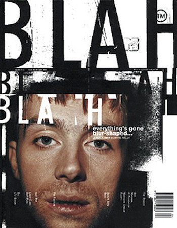 Blur Blah Blah Blah Magazine Cover