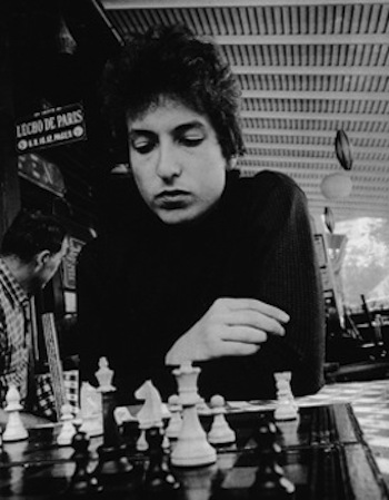 Bob Dylan Playing Chess