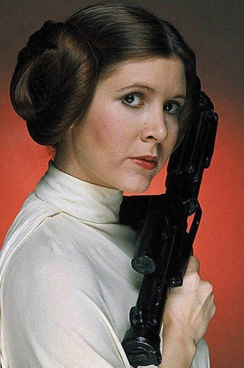 Carrie Fisher Princess Leia Star Wars 1977