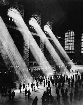 Central Station Light Beams New York