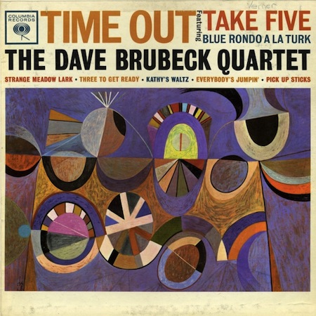 The Dave Brubeck Quartet 'Time Out' Record Cover