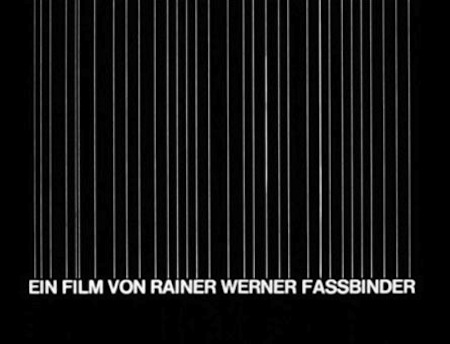 Fassbinder Title Sequence