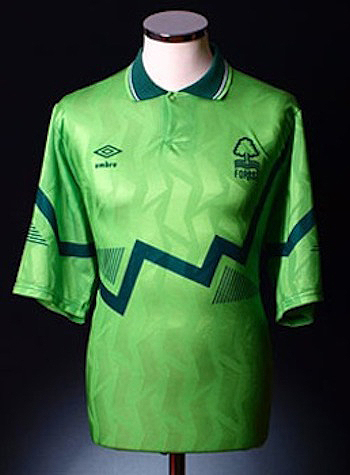 Vintage Nottingham Forest Green Away Shirt Nineties