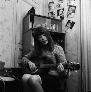 French Girl Playing Guitar
