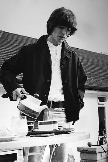 George Harrison Making Tea