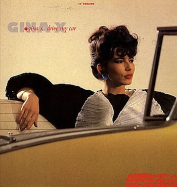 Gina X 'Drive My Car' Record Cover