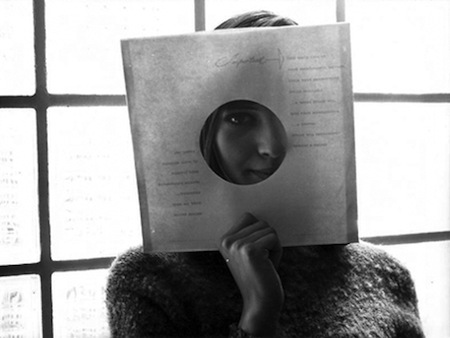 Girl With Record Sleeve
