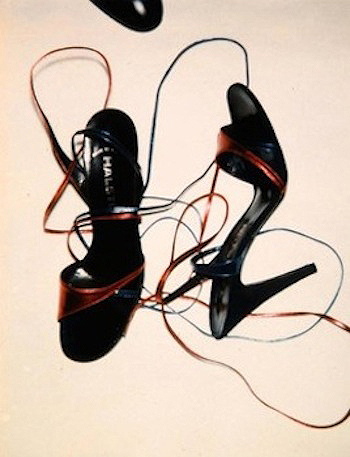 Halston Shoes Polaroid by Andy Warhol