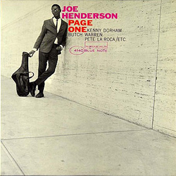 Joe Henderson 'Page One' Blue Note Record Cover