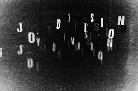 Joy Division Shadowplay Type