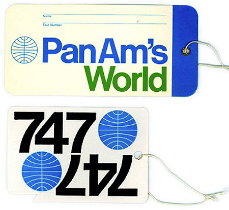 Pan Am 747 Luggage Tags
