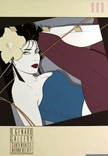 Patrick Nagel Exhibition Poster