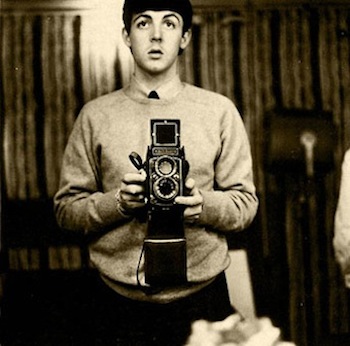 Paul McCartney in Mirror