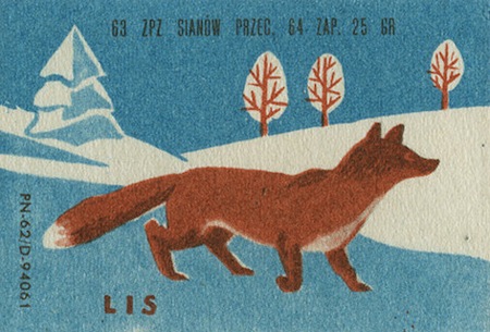 Russian Postage Stamp Fox