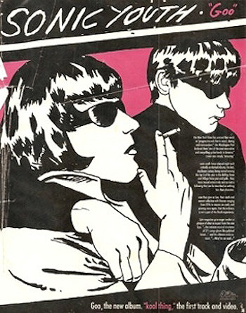 Sonic Youth Color 'Goo' Poster by Raymond Pettibon