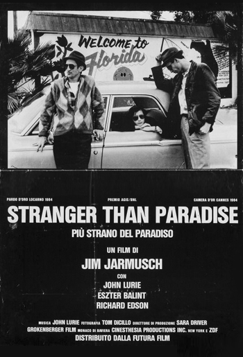 Jim Jarmusch 'Stranger Than Paradise' Movie Poster