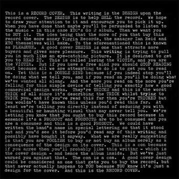 XTC Album Cover